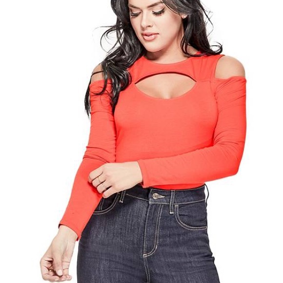 guess cutout top